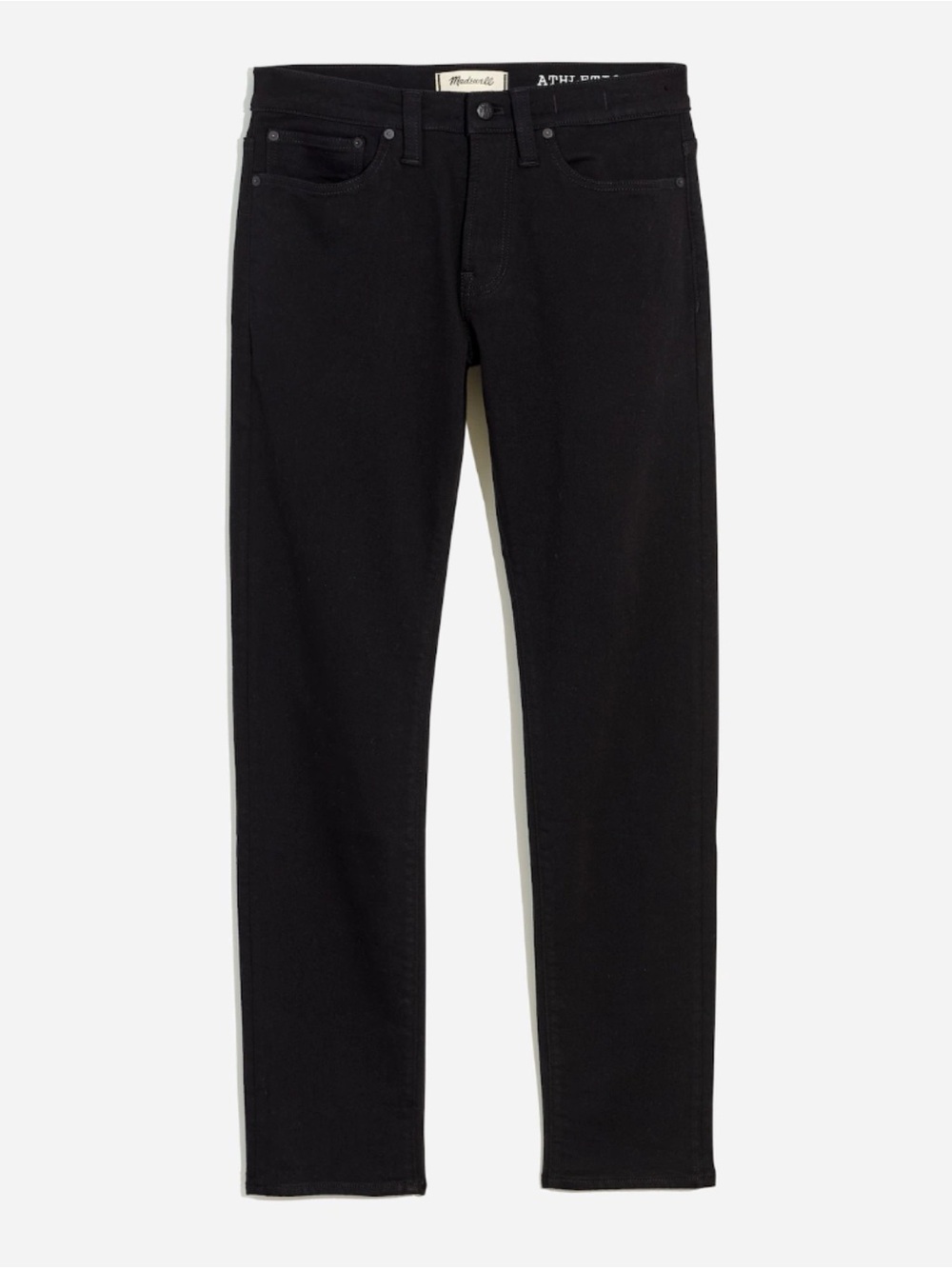 Madewell Athletic Slim Jeans: COOLMAX Denim Edition Black Mens 30x30 NWT - Picture 5 of 13